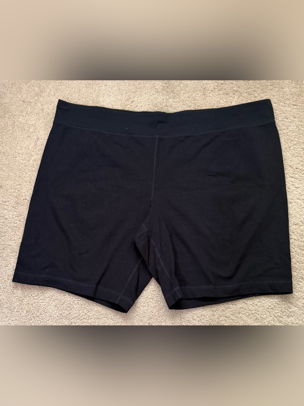 Women’s Danskin Now Black Biker Shorts Size (4X)(26W-28W)